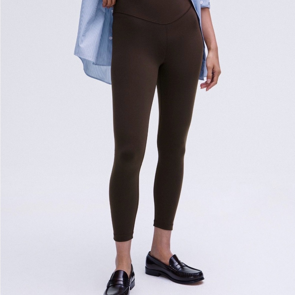 lululemon athletica High-Rise Ankle Leggings in Dark Brown